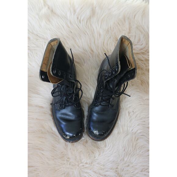 1960's Vintage Military Combat Boots ~ Women's 6 to 6-1/2 (6.5) Narrow ~ Men's 5 - Picture 9 of 10